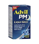 Advil PM Ibuprofen 200mg Pain Reliever/Fever Reducer Liqui-Gels (80 Liquid Filled Capsules)