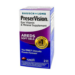 Bausch & Lomb PreserVision AREDS 博士倫護眼配方 (120 顆軟膠囊) Bausch & Lomb PreserVision AREDS 博士倫護眼配方 (120 顆軟膠囊)