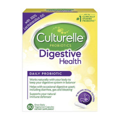 Culturelle Digestive Health Daily Probiotic Formula 日常益生菌配方 (80 顆素食膠囊)