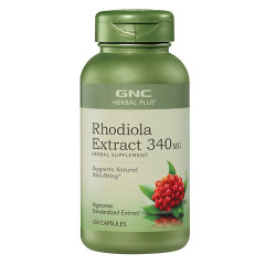 GNC Herbal Plus Rhodiola Extract 340 mg 紅景天萃取 (100顆素食膠囊) GNC Herbal Plus Rhodiola Extract 340 mg 紅景天萃取 (100顆素食膠囊)