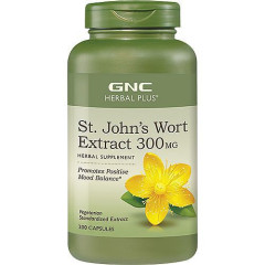 GNC Herbal Plus St. John's Wort Extract 300 mg 聖約翰草萃取 (200顆素食膠囊)