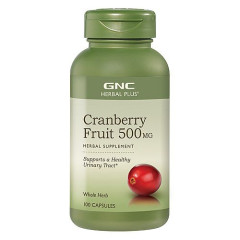 GNC Herbal Plus Cranberry Fruit 500 mg 蔓越莓果 (100顆膠囊) GNC Herbal Plus Cranberry Fruit 500 mg 蔓越莓果 (100顆膠囊)