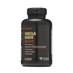 GNC MEGA MEN Sport 美佳男用運動型 長效綜合維他命 (180 顆膠囊碇)