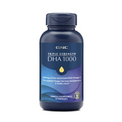 GNC Triple Strength DHA 1000 三倍強效二十二碳六烯酸 (45顆膠囊) GNC Triple Strength DHA 1000 三倍強效二十二碳六烯酸 (45顆膠囊)