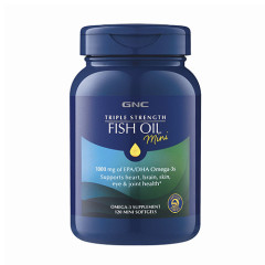 GNC Triple Strength Fish Oil Mini 1000mg 三倍強效魚油 (120顆 迷你軟膠囊)