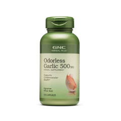 GNC Herbal Plus Odorless Garlic 500 mg 無味大蒜精 (100顆膠囊)