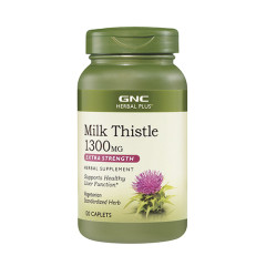 GNC Herbal Plus Milk Thistle 1300mg 奶薊草 (120顆素食膠囊錠) GNC Herbal Plus Milk Thistle 1300mg 奶薊草 (120顆素食膠囊錠)