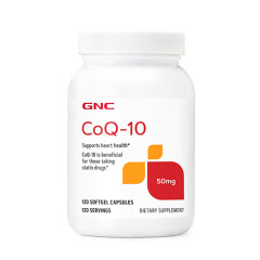 GNC CoQ-10 50mg 輔酶 (120顆 軟膠囊) GNC CoQ-10 50mg 輔酶 (120顆 軟膠囊)