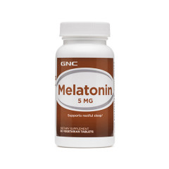 GNC Melatonin 5mg 褪黑激素 (60顆 素食錠) GNC Melatonin 5mg 褪黑激素 (60顆 素食錠)
