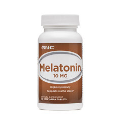 GNC Melatonin 10mg 褪黑激素 (60顆 素食錠) GNC Melatonin 10mg 褪黑激素 (60顆 素食錠)