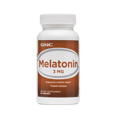GNC Melatonin 3mg Timed-Release 長效型 褪黑激素 (60顆) GNC Melatonin 3mg Timed-Release 長效型 褪黑激素 (60顆)