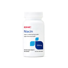 GNC Vitamin B3 Niacin 250mg 維他命 B3 菸鹼酸 (100顆素食片劑) GNC Vitamin B3 Niacin 250mg 維他命 B3 菸鹼酸 (100顆素食片劑)