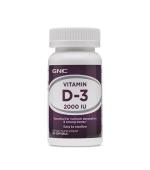GNC VITAMIN D-3 2000IU 維生素 D3 (180顆 軟膠囊)