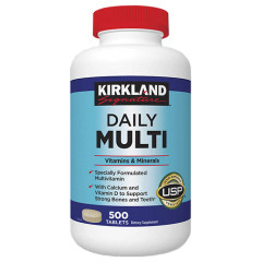 Kirkland Signature Daily Multi 成人綜合維生素與礦物質 (500 顆) Kirkland Signature Daily Multi 成人綜合維生素與礦物質 (500 顆)