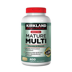 Kirkland Signature Mature Multi 銀髮綜合維生素與礦物質 (400 顆) Kirkland Signature Mature Multi 銀髮綜合維生素與礦物質 (400 顆)