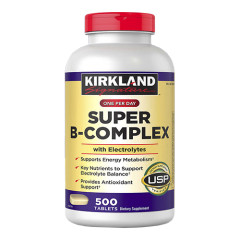 Kirkland Signature Super B-Complex 超級維生素 B群 含電解質 (500 顆) Kirkland Signature Super B-Complex 超級維生素 B群 含電解質 (500 顆)