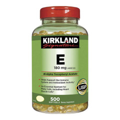 Kirkland Signature Vitamin E 400IU 維生素 E (500 顆軟膠囊) Kirkland Signature Vitamin E 400IU 維生素 E (500 顆軟膠囊)