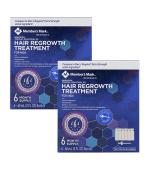 [保存期限 2028年1月以上] Member's Mark Minoxidil 5% 米諾地爾 男性專用 生髮液 (兩盒共12瓶 x 60ml - 共 12個月份量) 