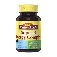 Nature Made Super B Energy Complex 超級活力維生素 B 群 (60 顆軟膠囊)