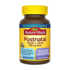 Nature Made Prenatal Multi + DHA 產前綜合維生素加 DHA (60 顆軟膠囊)