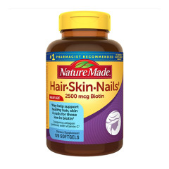 Nature Made Hair, Skin & Nails 頭髮皮膚指甲美容配方 (120 顆軟膠囊)