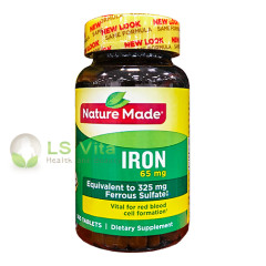 Nature Made Iron 65mg 鐵 (365 顆) Nature Made Iron 65mg 鐵 (365 顆)