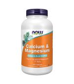 NOW Foods Calcium & Magnesium 高規高鈣鎂黃金比例錠 (2:1 骨骼健康配方) (250 顆 素食錠)